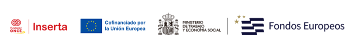 Fundación Inserta | Cofinanciado por la Unión Europea | Ministerio de trabajo y economía social | Fondos Europeos